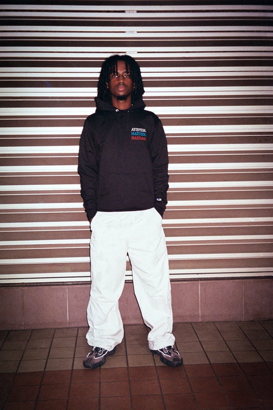 AYISYEN. HAÏTIEN. HAITIAN. – Embroidered Lakou Hoodie